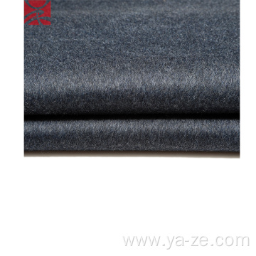 high quality double-faced fleece woven woolen fabric